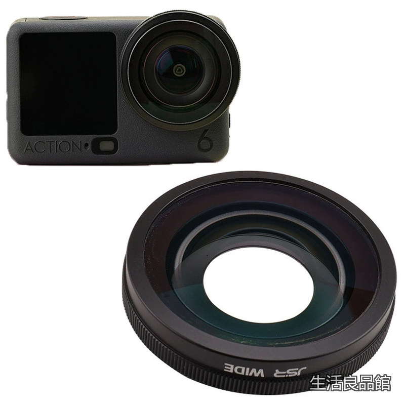 【送料無料】DJI Osmo Action 6 対応 広角レンズ 広角フィルター フィルター DJI Osmo Action 6 対応 アクセサリー 185&deg; アクションカメラ｜生活良品館