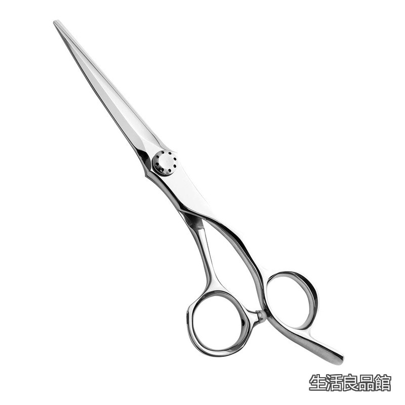 【送料無料】プロフェッショナルヘアシザー 凸刃（コンベックス刃）｜美容師・理容師向け両面研ぎハサミ｜日本製VG10鋼・オフセットハンドル・6インチ｜サロン用・カット専門・ケース付｜生活良品館
