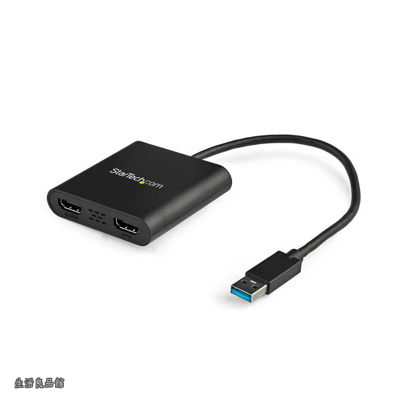 【貨物輸送無料】USB 3.0 - HDMI取り替えっこアダプタ/2画面/4K30サイクル+1080p/Windowsのみ macOS ChromeOS リナックス非相応う USB32固定ディスク2