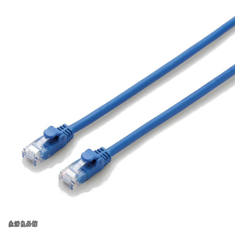 【貨物輸送無料】ローカルエリアネットワーク有線テレビ CAT6A 40m 爪折れ押しとどめる繋ぎ やわらか 青碧 LD-GPAYC/BU40