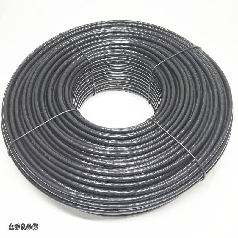 【送料無料】屋外用 LANケーブル 自作用 屋外対応 防水 アウトドア CAT5e 屋外仕様 2重被覆 難燃性 耐候性 高耐久 自由長さカット可能 PoE対応 ケーブルクリップ付属｜生活良品館