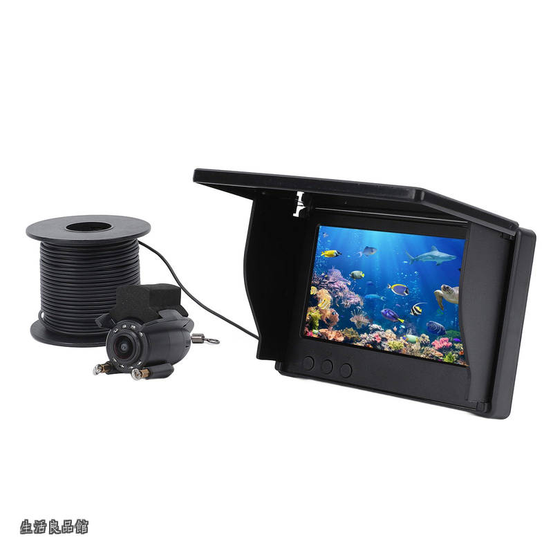 【貨物輸送無料】\u0026 30m有線テレビ付き添い人水中 220 ° 広角氷御釣り魚ファインダ