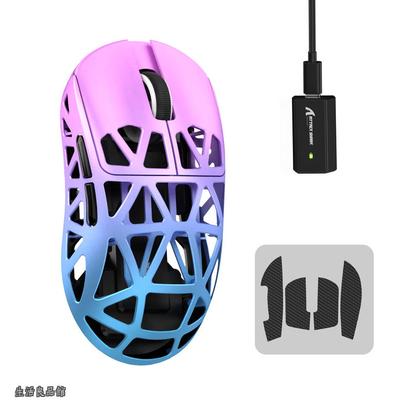 【貨物輸送無料】SHARK R2 マグネシウムアロイ二十日鼠 ゲーミングマウス 8k二十日鼠 PixArt PAW3950 光検出器 47g 超軽さ 3流行り物繋ぎ合わせる Bluetooth/2.4G無線電話/USB-C有線 ダブル通信路 42000DPI 50G促進 750IPS 光マイクロ取り替えっこ オンライン１番ウッド 【技適証拠立てる手に入れる】 (