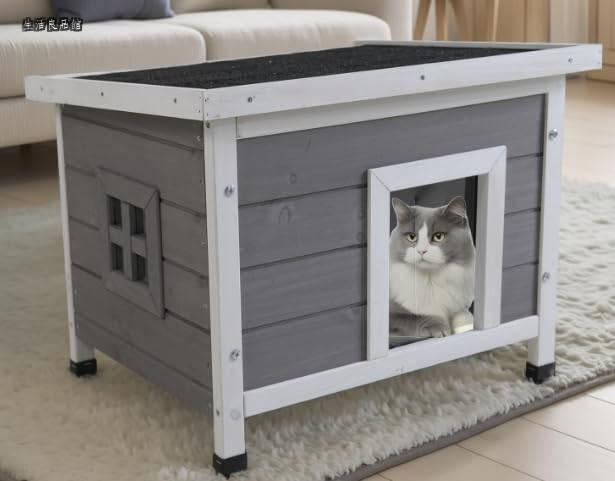 【貨物輸送無料】愛玩動物棲み家 犬 兎 猫 小毛の荒物 掘ったて小屋 犬舎 室外 室内 高床式 湿り気打つ手 通気性 大屋根付き添い人犬掘ったて小屋 雨合羽 防風 雨よけ 全天候型 日よけ 風よけ 掃き出すし分かりやすい 底板取りはらい 精神的な統合飾り気の無い 耐久性(薄墨色)