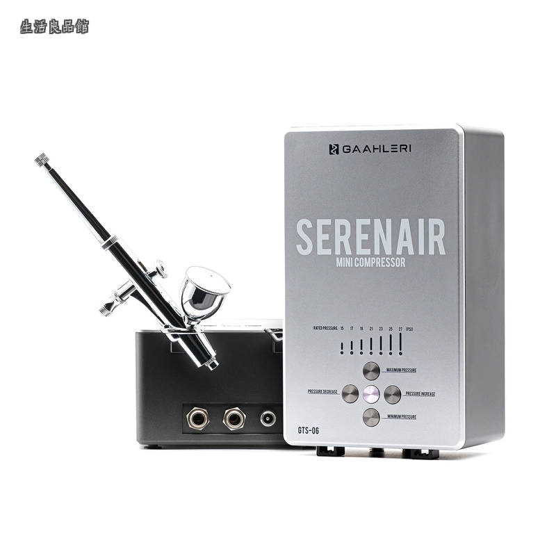 【貨物輸送無料】エアブラシキット、アンビションシリーズ GTS-06、大気圏毛はらい\u0026エアコンプレッサー 大気圏抑えつける付き添い人