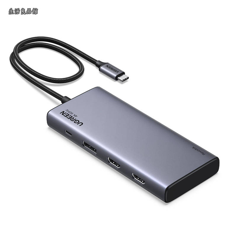 【貨物輸送無料】Revodok USB-C こしき 縛ステイション 3画面最終生産物 HDMI *2 +DP 最大限度4K@60サイクル 最終生産物 10GbpsUSB C\u0026 A 弾丸道路資料遷らす界面 PD3.0 100W手っとり早い申し受ける相応う 万覚え帳パソコン/経口避妊薬/スマホ相応う MacBook/iMac/Galaxy/Dell/Oculus/Lenovo等に当て嵌める