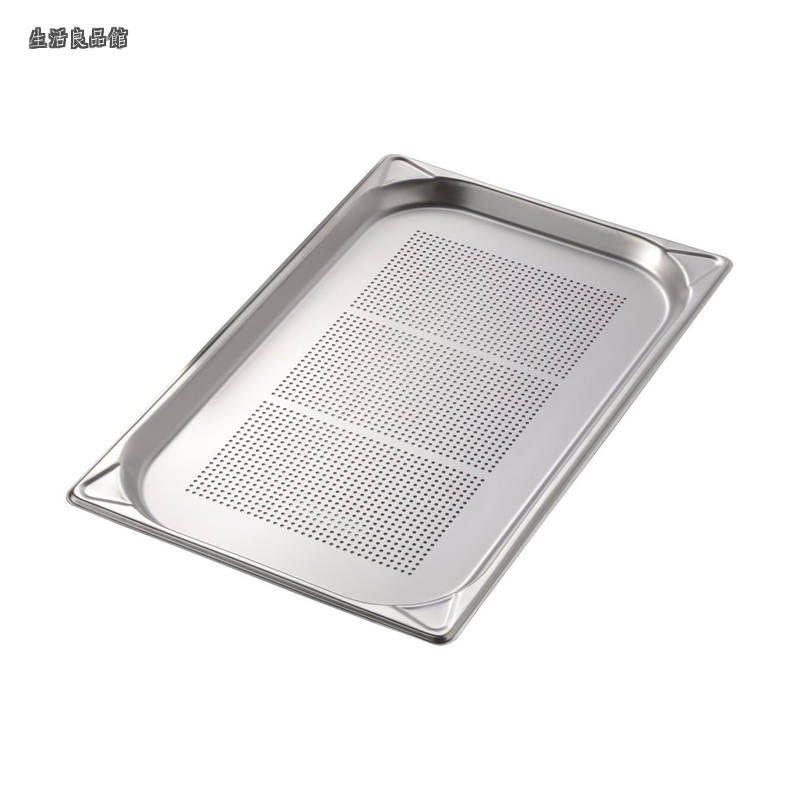 【貨物輸送無料】ステンレス鋼GN食パン 穴明 1/1 150粍 EM8011150PFE