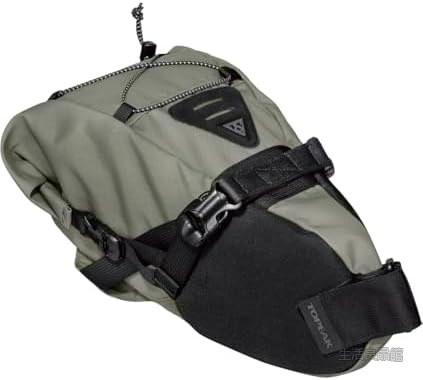 【送料無料】バックローダー 6L グリーン 防水10000mm 最大荷重5kg リアライトホルダー付 インナーバッグ付属｜生活良品館