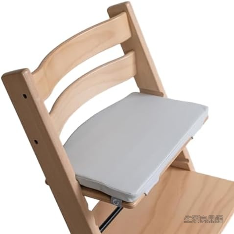 【送料無料】子供用チェアクッション トリップトラップ対応 防水仕様 2cm厚 グレー やわらかクッション｜生活良品館