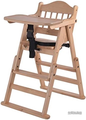 【送料無料】ベビーチェア テーブル付き 2WAY ハイチェア ローチェア 折りたたみ 完成品 木製 ベルト付き 6ヶ月～5歳 約30kg対応｜生活良品館 10,139円