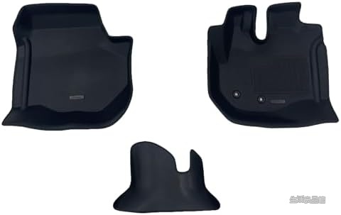 【送料無料】ハイエースバン 200系 標準ボディ フロアマット 立体タイプ フロント用 汚れ防止 ブラック PVC素材 適合H16年8月～｜生活良品館