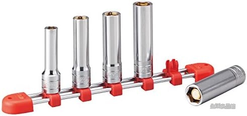 【送料無料】【マグネットディープソケット 5個セット 9.5mm ソケットホルダー付 整備工具 プロ用】|生活良品館