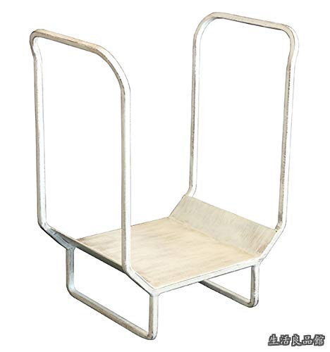 【送料無料】トラディショナルウッドホルダーＳ・ホワイト（薪置き）PA8379W｜生活良品館