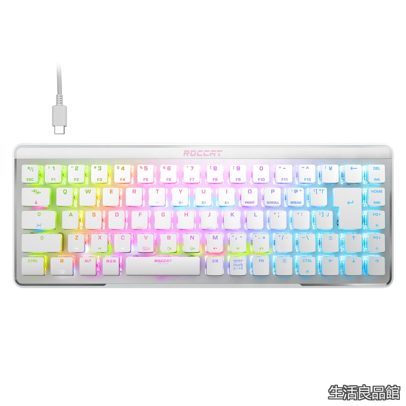 【送料無料】ゲーミングキーボード Vulcan II Mini Air 日本語配列(JIS) ワイヤレス 2.4GHz/Bluetooth ホワイト/白 ミニ(65%) オプティカル リニア RGB カスタマイズ オンボードプロフィール【日本正規代理店品】|生活良品館