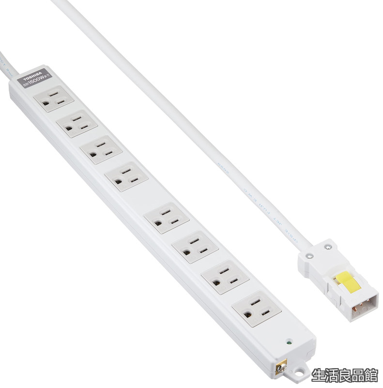【貨物輸送無料】馬具用OA水道栓8個口 キャブタイヤケーブル付 有線テレビ長 3M DC8118EN-3