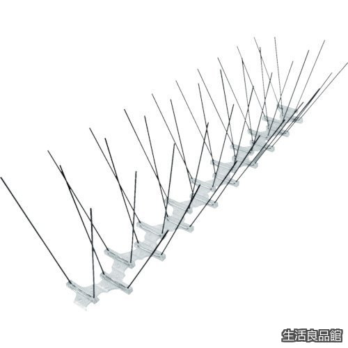 【貨物輸送無料】鳥よけ腰かけ ステンレス鋼いの一番 広広とした (12本入) TBPS-SUS-W-12P