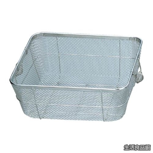 【貨物輸送無料】ステンレス鋼手かご 深型中 370×315×150 SCA