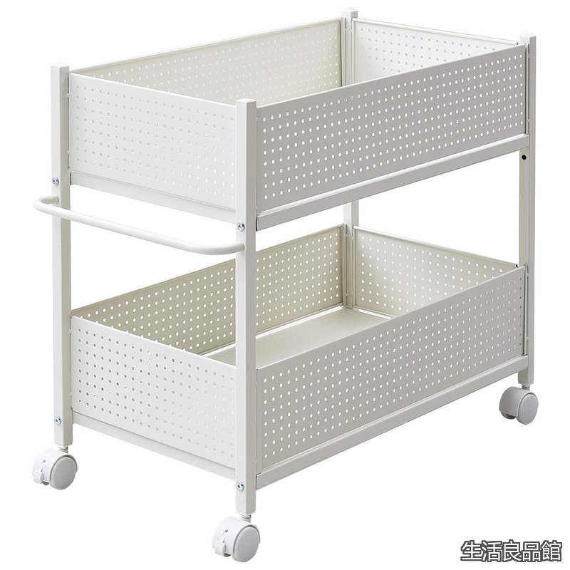 【貨物輸送無料】押入れ(収納家具)納める 仕合わせ 幅38×奥ふかさ75×高さ64.5珊 手持ち部分 ストッパー付き添い人キャスター 上段下段かご 横板が取り外せる 精神的な統合品 白いこと/白いこと OPR-7538(WH/WH)