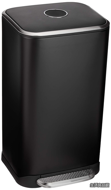 【貨物輸送無料】紙くずかご 32L(32リッター) ホンブルグ帽差しかためる 矩形 黒いこと