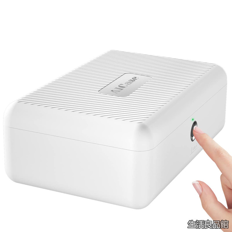 【貨物輸送無料】毛の荒物公証指紋納めるボックス席、AICaseポータブルキャッシュジュエリーセキュリティケースロックボックス御金蔵、車、身寄り、執務室旅する用のズボン下鍵を掛ける