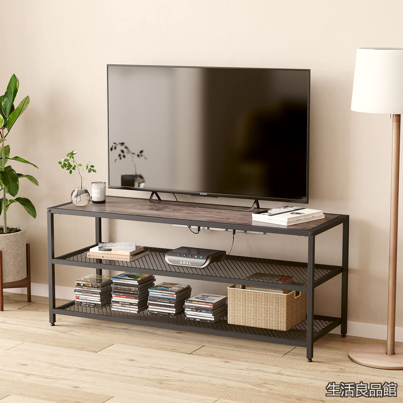 【送料無料】40インチ テレビボード幅120*奥行40*高さ50cm ローボード 収納つき 木目調 テレビラック tv台 おしゃれ オープンラック|生活良品館