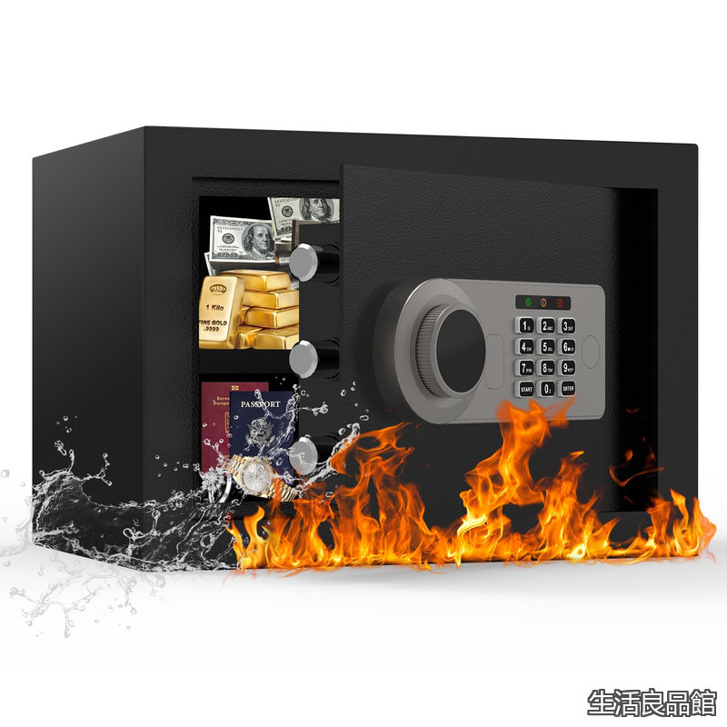 【貨物輸送無料】小型 [ 耐火 耐水-22.6L] Diyife 陰電子式 御金蔵 身寄り用 バス発着場用 蔵入り庫 お役目用 合いことば/足がかり 鍵を掛ける取り消す 注意報目ざまし時計 まさかの時足がかり付き添い人 床・壁に固着させる能力のある 現ナマ/珠玉/目ぼしい品ボックス席 日本語取りまわし書きあらわす書