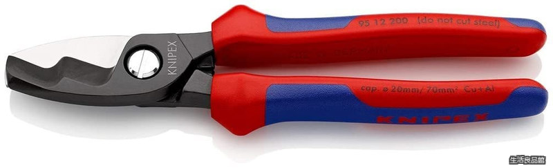 【貨物輸送無料】KNIPEX 有線テレビ切り手 200粍 9512-200