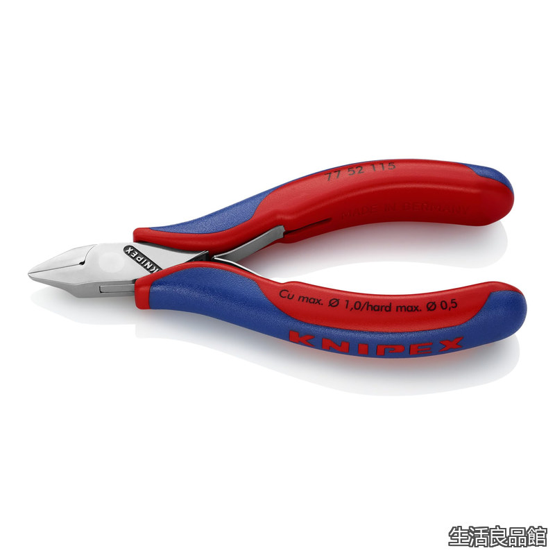 【貨物輸送無料】KNIPEX 7752-115 電子工学ニッパー