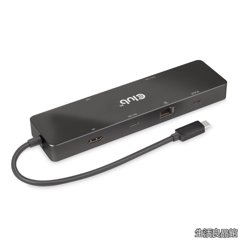 【貨物輸送無料】3D USB Gen2 Type C 6-インチ-1 こしき HDMI/USB C デュアル見せびらかす 8K30サイクル(DSC) / 4K120サイクル(DSC) / 2x USB A / RJ45 / USB C 10Gbps / USB C PD3.0 100W (CSV-1
