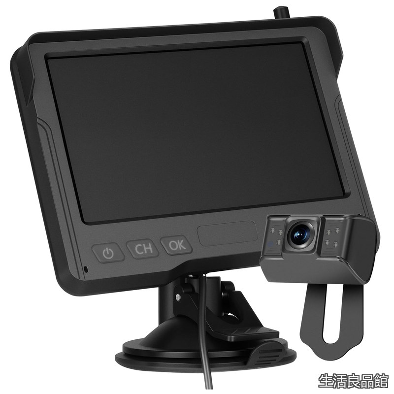 【貨物輸送無料】無線電話うしろ側写真機24v 5inうしろ側管する IPS液晶 12v-24vまで相応う デジタル交通信号 2取りわける書きあらわす能力のある 指針ON/OFF 正像・鏡像書きあらわす TS8