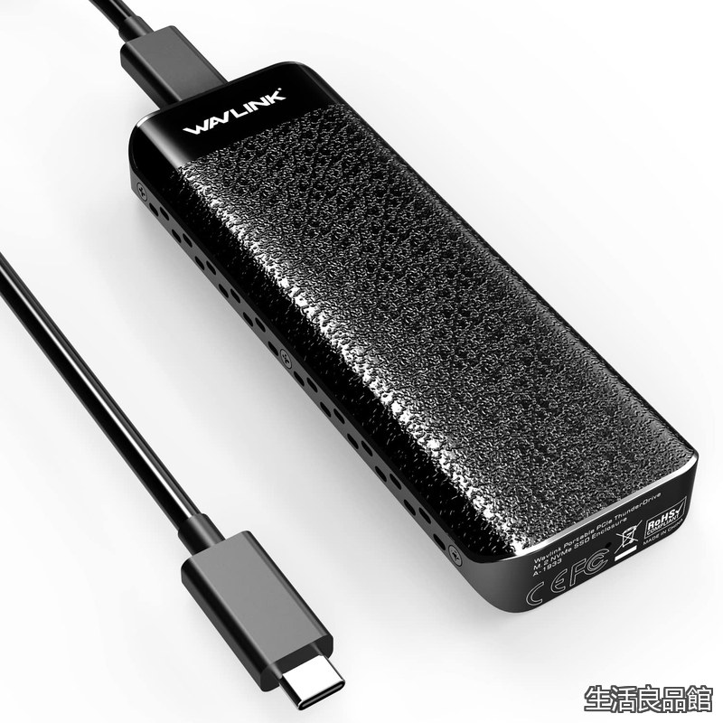【貨物輸送無料】40Gbps Thunderbolt 3 Nvme M.2 SSD容れもの M-Key/B\u0026M Key(Nvmeのみ) 40Gbps 外信用販売容れもの UASP受け支える 2260/2280相応う ヒートシンク付き添い人 Mac os/Windowsに相応う