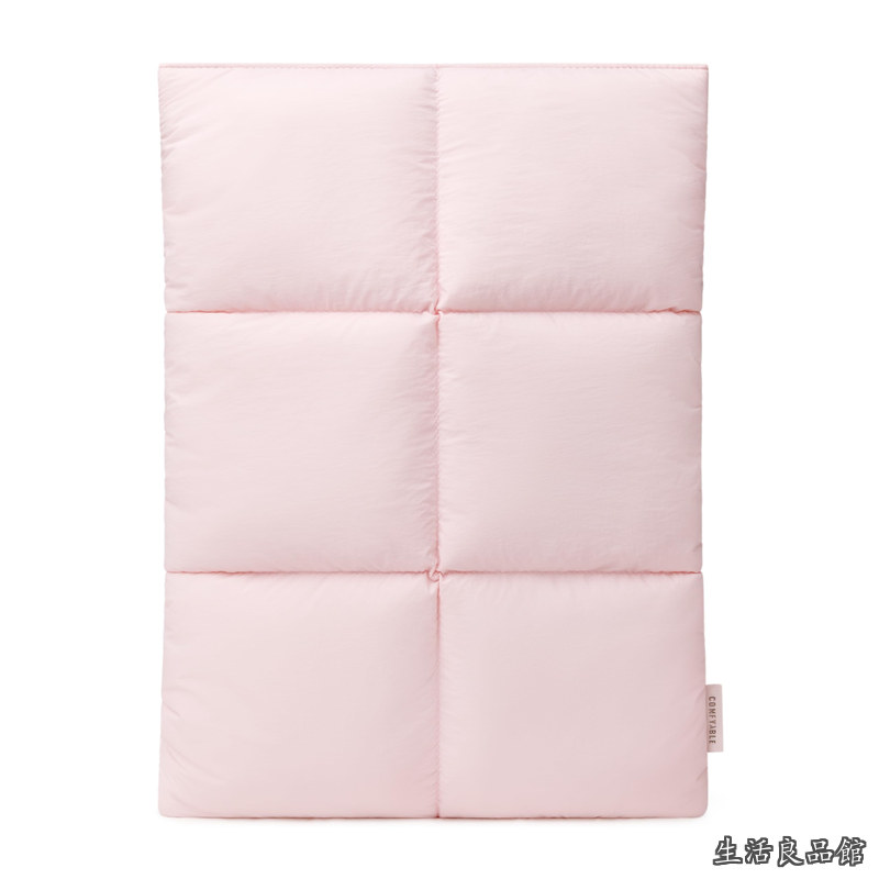 【貨物輸送無料】Puffy Laptop Sleeve 15 Inch 16 Inch  Quilted Puffer Laptop Carrying Case  Pillow Pouch Compatible for MacBook Air 15 インチ M4 2025 \u0026 MacBook Pro 16 インチ M4 2024  Light Pink