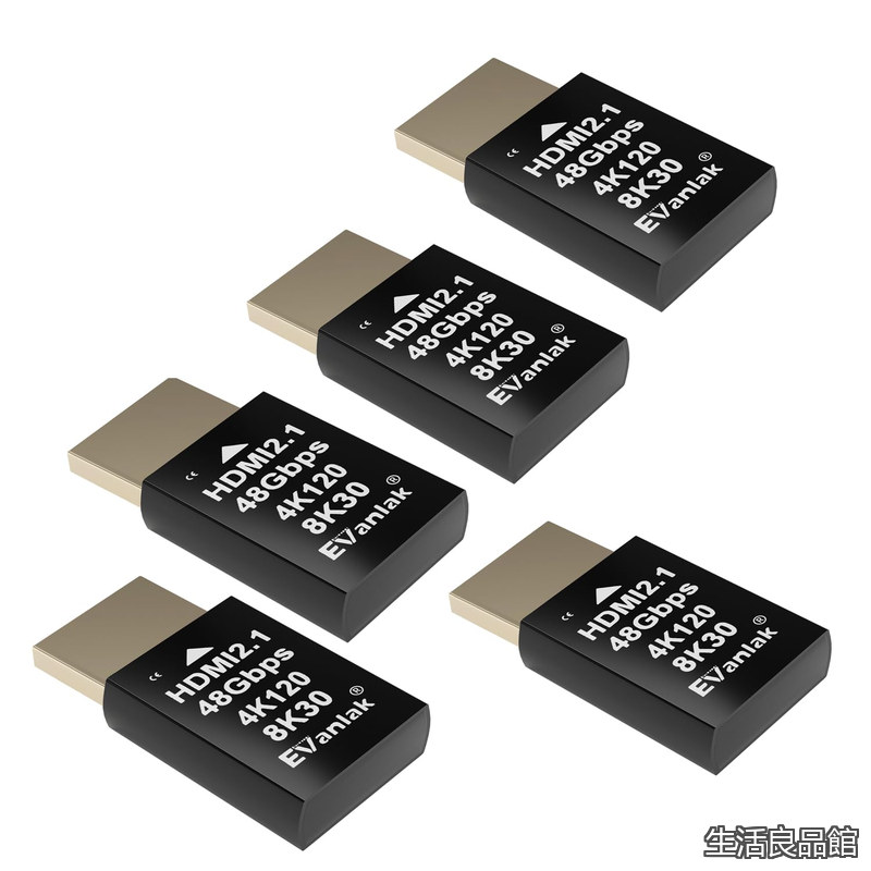 【貨物輸送無料】120サイクル HDMI 2.1 ダミー繋ぎ ? パソコン、規約貨幣マイニング用の、VR頭顱書き割り想い浮かべるディスプレイエミュレーター | 8K @30サイクル、ヘッドレスゴーストディスプレイア
