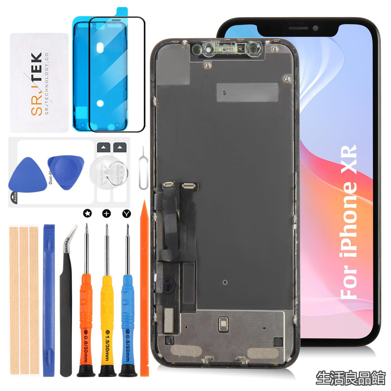 【貨物輸送無料】For iPhone XR 一風変わった 液晶ダイアログボックス （aftermarket OEM）画面取り替えっこ取りつくろう用 タッチパネルセット 5.8in A1920 A2097 A2098 A2100ひな形に相応う LCDディスプレ