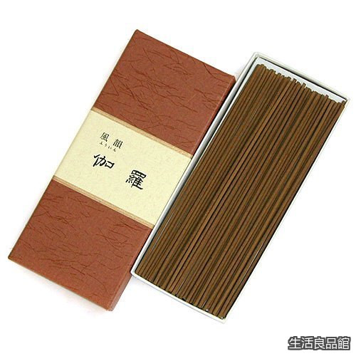 【貨物輸送無料】風韻 伽羅(箱大きさ15×6×2.5糎)◆伽羅の御前上等の芳ばしさのお線香(みのり苑)