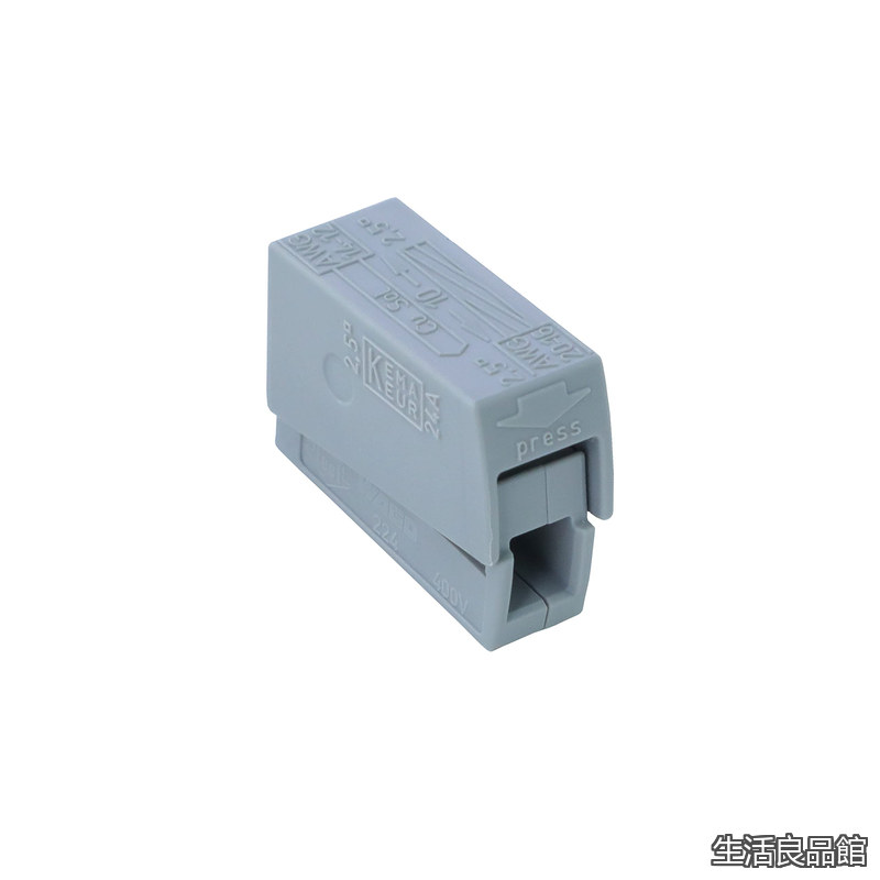 【貨物輸送無料】LC-1 (224-101) ライティングコネクタ (100個入)