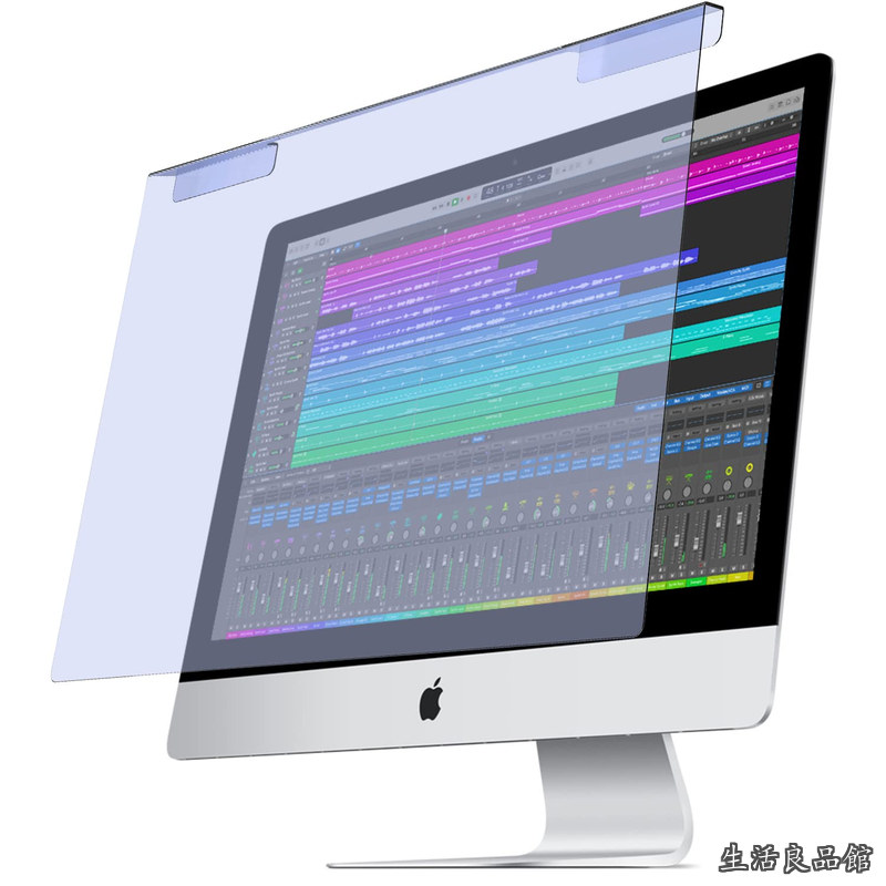 【貨物輸送無料】iMac 27in 相応う ブルーライトカット 水漉し 液晶保護すること プロテクター ブルテクター