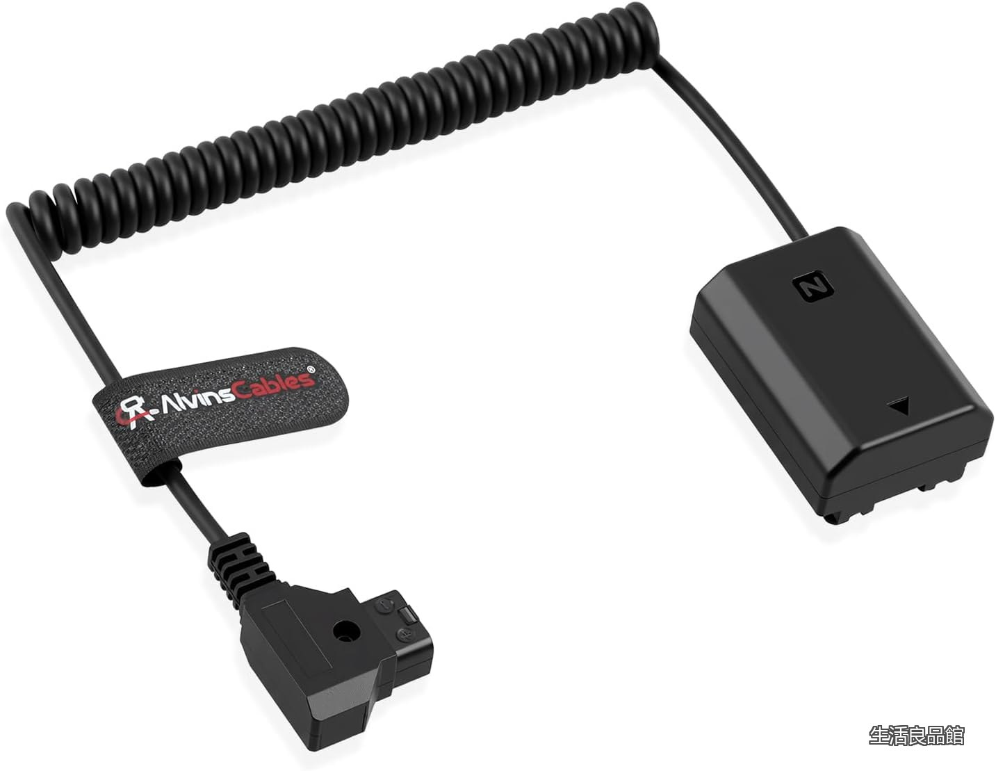 【送料無料】Cables FZ100 Sony a7IV a7RIII a7SIII a9 カメラ 用の NP FZ100 ダミー 電池 to D tap コイル状 電源 ケーブル|生活良品館