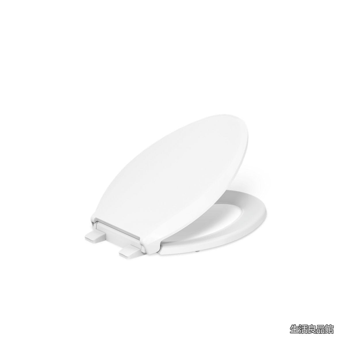 【送料無料】4636-RL-0 カシェ ReadyLatch 細長い便座 スロークローズ ソフトクローズ 便座 静音蓋 輪郭グリップタイト バンパー 取り付け金具 アパート必需品 ホワイト|生活良品館