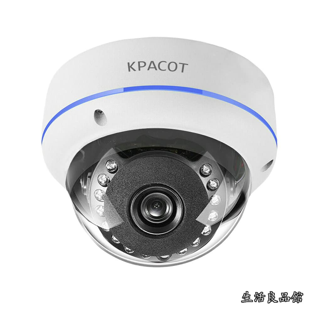 【送料無料】ドーム型 有線 屋外 室内用 PoEカメラ AI人体検知 ドーム型 監視カメラ 室内 フル 5MP 監視カメラ 2.8mmレンズ 広角撮影 スマート暗視 赤外線カメラ 動体検知警報 スマホ連動 ipカメラ H.265圧縮技術 マイク内蔵 SDカード 家族共有 遠隔操作 24時間録画|生活良品館