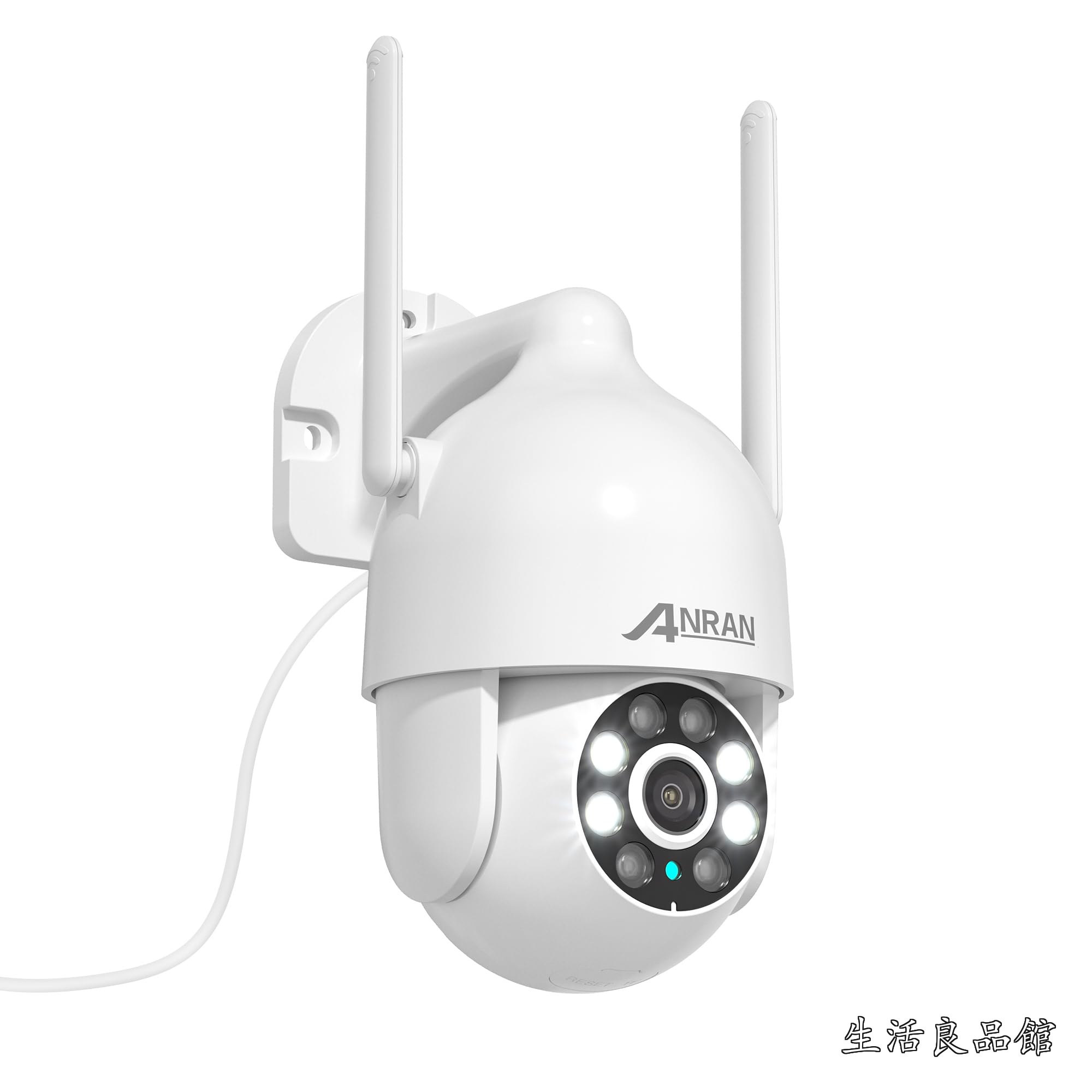 【送料無料】最新システムのみサポート・500万画素・単品利用不可】ANRAN 防犯カメラ 屋外 増設用 監視カメラセットで追加可能 5MP 24時間常時録画 AI動体検知 360°広角撮影 双方向通話 設置簡単 IP66級防水防塵 最新システムのみサポート|生活良品館