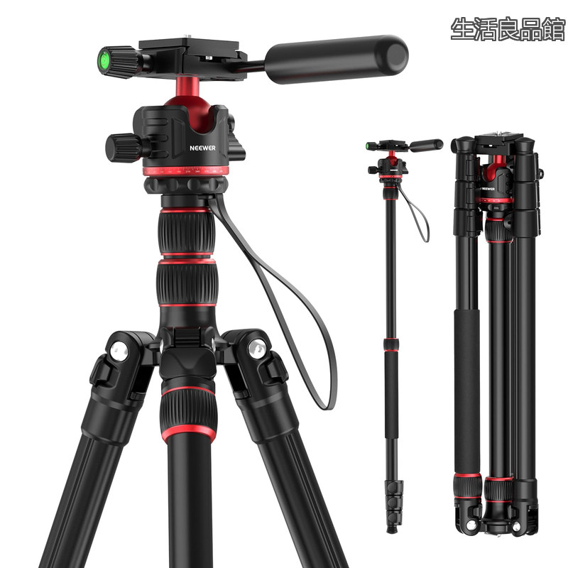 【貨物輸送無料】Basics 写真機三脚 一脚 196糎 パウダーコンパクト 軽さ 折りたたみ旅する三脚 映像媒体三脚照明ランプ 360°どんぶり鉢尖端 Arca型QR一皿 リヴァーシブル脚 \u0026 引っくり返る真っただ中軸付き添い人 一眼二眼レフ/鏡鑑受け答え/テレビカメラ用 耐荷重6kg TP08