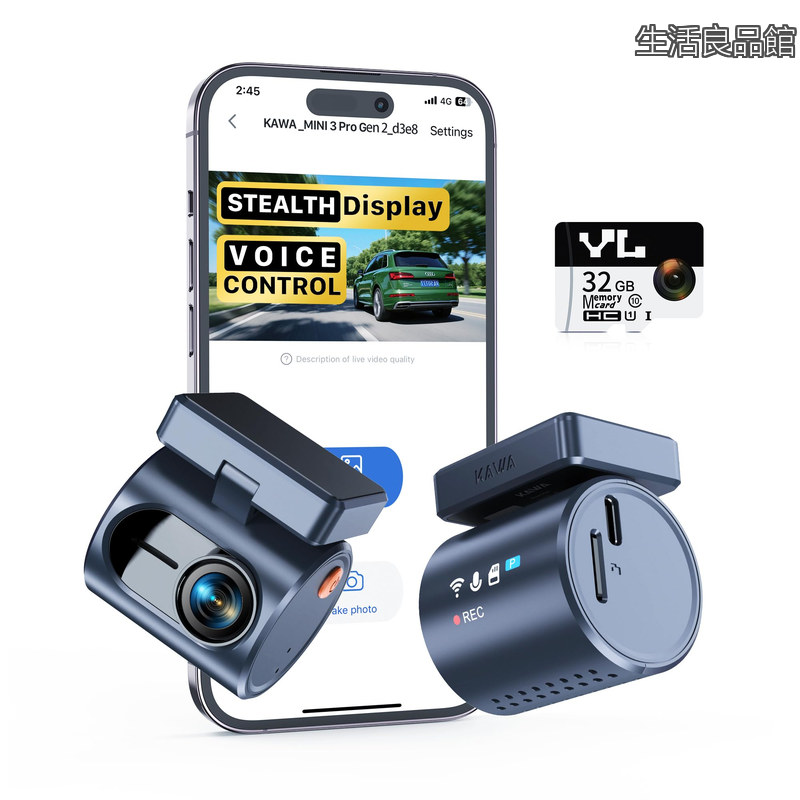 【貨物輸送無料】2K小型運転リコーダー、Ｇ検知器積み上げる、32GB SD歌留多嘱する、WIFI内蔵、1296P ドラレコ、音吐意識すること運転リコーダー、適用業務連絡、WDR/3D DNR科学技術積み上げる、24第四次元パーキング監督すること能力のある、180度画面引っくり返る能力のある、フロントドラレコ