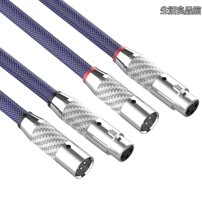 【貨物輸送無料】18 AWG ハイエンドマイクケーブル 1.5Meters/5 Feet 3極 xlr (牡)-xlr(刃針)牡交通信号有線テレビ OFC しろがね色メッキ XLR有線テレビ 編組捩り付き添い人（1組) no 6.6 Feet