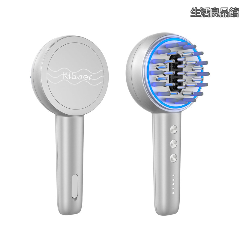 【貨物輸送無料】明かり毛はらい 電動 頭皮毛はらい 美顔器 頭皮 人間の顔 上半身 ems RF EP 3D振りまわす LED光エステ 流動物ボックス席付き添い人 乾湿両用 男女兼用 敬老の日 父の日 お中元 差し上げ物 しろがね色