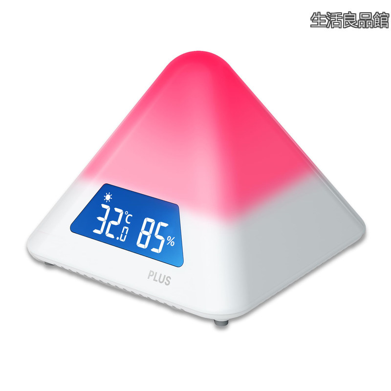 【貨物輸送無料】体温湿度計 湿度計 暑さ指針計 ちょっと見でわかる 温湿度LED目覚まし時計 危ない度 色で御知らせ 4座標軸 冷房装置推しすすめる (夏・冬うつり変わり能力のある) AT-TH03 538162