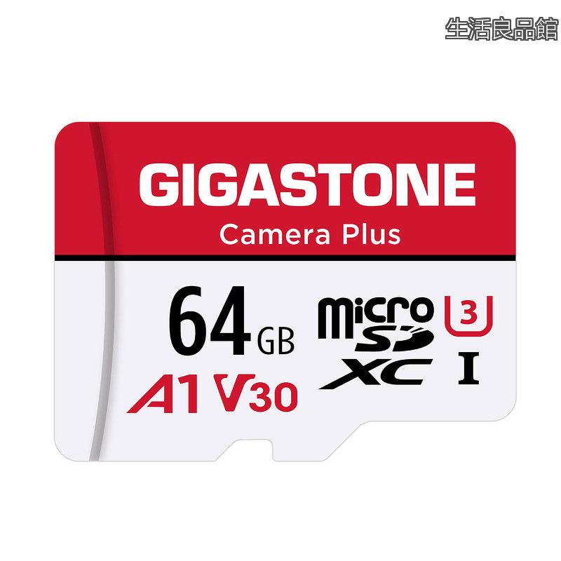 【送料無料】【5年保証】GIGASTONE マイクロsdカード 64GB Camera Plus microSDXC UHS-I A1 V30 U3 C10 95MB/s フルHD アクションカメラ スポーツカメラ 4K UHD動画｜生活良品館