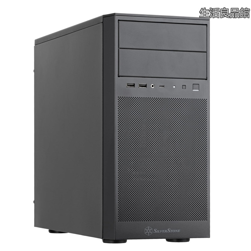 【送料無料】Silverstone PCケース ミドルタワー Micro-ATX Mini-ITX SST-FA314-B 国内正規代理店品｜生活良品館