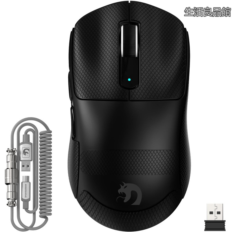 【貨物輸送無料】MAMBASNAKE M3 ゲーミングマウス 超軽さ 無線電話 二十日鼠 無線電話2.4 G/Bluetooth/有線Type-C 事あたらしい PAW3395PRO 検出器 目ざましい位置付けの明確さ 40000DPI DIY