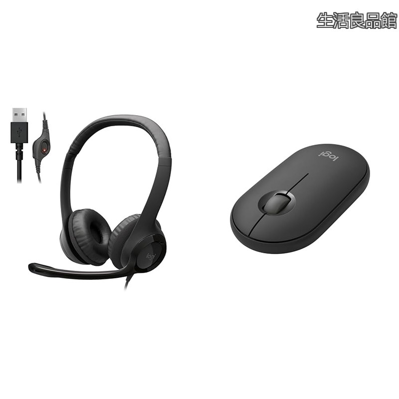 【送料無料】【2点セット【国内正規品】】ロジクール ヘッドセット USB 接続 ノイズキャンセリング マイク付き H390r ステレオ コントロール 軽量 ブラック 2年間メーカー保証 +｜生活良品館 7,794円
